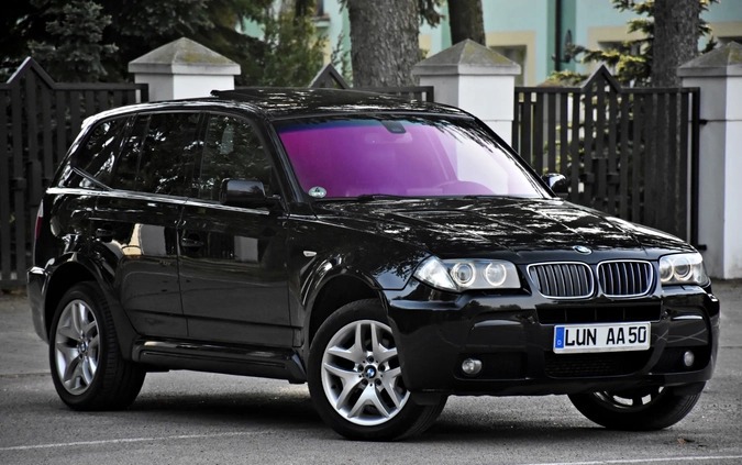 BMW X3 cena 31900 przebieg: 272541, rok produkcji 2007 z Pakość małe 781